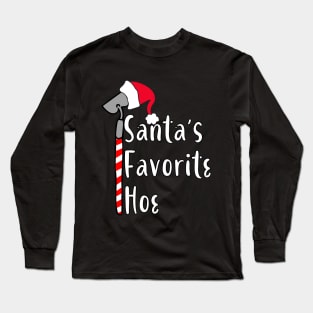 Santa's Favorite Hoe Long Sleeve T-Shirt